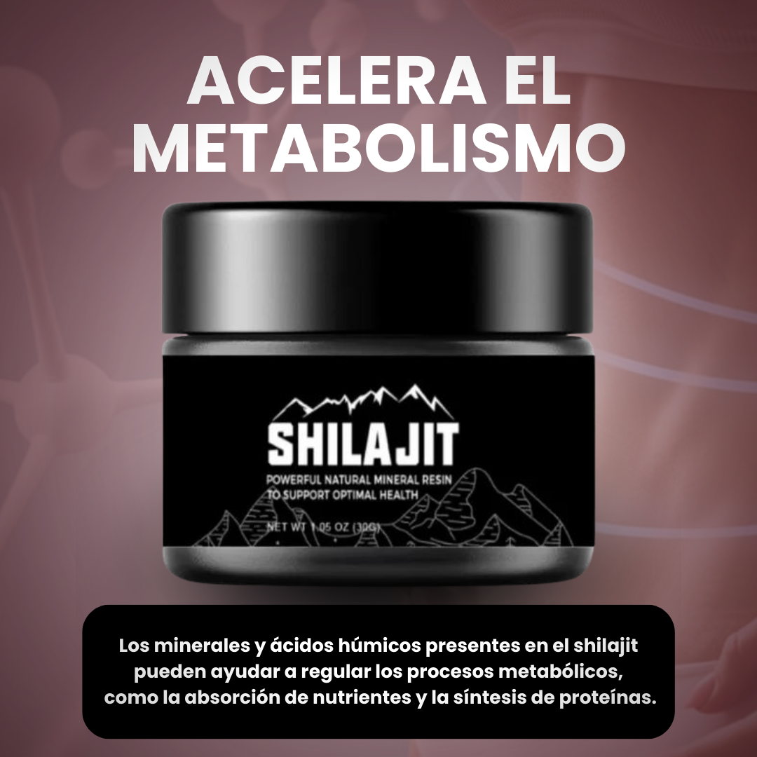 COMPRE com 50% DCTO - SHILAJIT IMPORTADO - RESINA PARA ENERGÍA Y VITALIDAD 125 ML