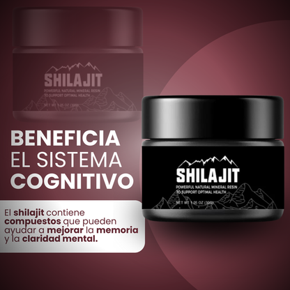 COMPRE com 50% DCTO - SHILAJIT IMPORTADO - RESINA PARA ENERGÍA Y VITALIDAD 125 ML