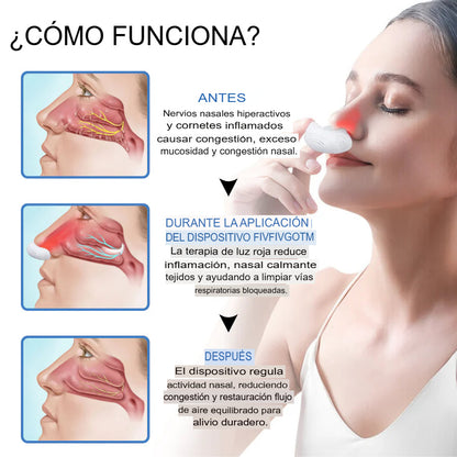 COMPRA 1 LLEVA 2 Dispositivo de terapia de luz roja nasal Fivfivgo™