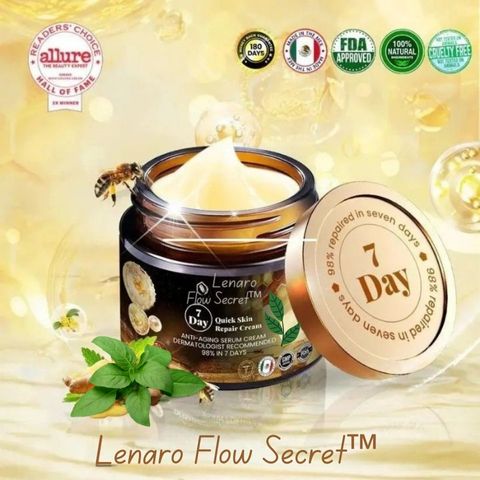 COMPRA 1 LLEVA 2 Elimina manchas, cicatrices y arrugas en solo 7 días con Lenaro Flow Secret™ – La fórmula avanzada para una piel perfecta⭐